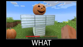 Minecraft wait what meme part 57 realistic minecraft iron golem