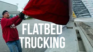 How to be a Flatbed Truck Driver - Trucking Vlogs #3