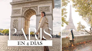 PARIS 4 días itinerario | TRAVEL VLOG | Los lugares IMPERDIBLES!