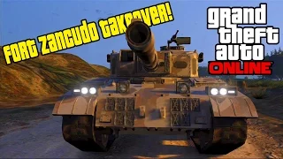 GTA 5 Online - MILITARY BASE TAKEOVER (Funny Moments w/ Hike The Gamer, Typical Gamer & MORE!)