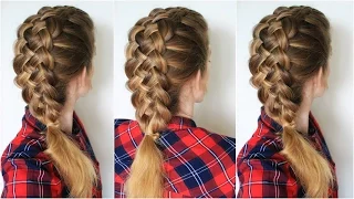 How to Braid : 5 Strand Braid Step by Step | Braidsandstyles12