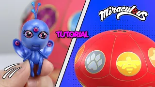 sub) DIY Miraculous Ladybug 🦚​ DUUSU KWAMI 🦚 How to make peacock Kwami - Isa's World