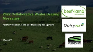 Part 1 of 3: Principles Around Good Wintering Management