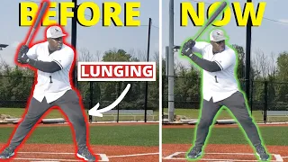 How to STOP LUNGING in a Baseball Swing (3 Unique Hitting Drills That Will Keep Your Weight Back)