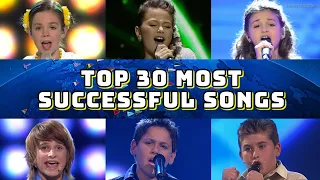 Top 30 Most Successful Songs in Junior Eurovision History