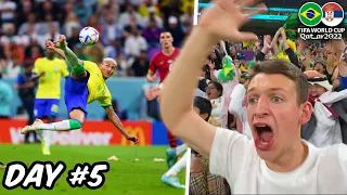 THE MOMENT RICHARLISON SCORES WONDERGOAL at BRAZIL vs SERBIA