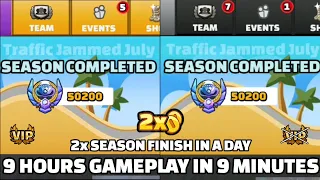 I FINISHED 2x SEASON PASS IN A DAY 😳 - HILL CLIMB RACING 2