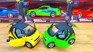New Smart Fartwo diecast metal 1/34 scale model Vehicles Car My favorite box of Welly Diecast Cars