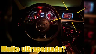 Tudo sobre a multimídia do Audi A4. Configurações, Música, Telefone, Bluetooth