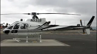 AS350 Start-Up & Takeoff - Helicopter (N531B) American Eurocpter (Airbus H125)