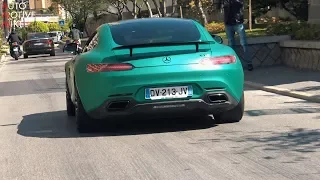 MERCEDES-AMG GT & GT S LOUD REVS & ACCELERATIONS in Monaco