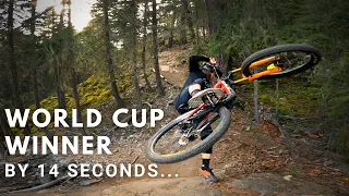 This man corners on a Mountain Bike like no one else! Karver