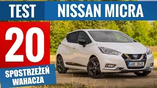Nissan Micra K14 1.0 I-GT 100 KM Tekna (2019) - TEST PL
