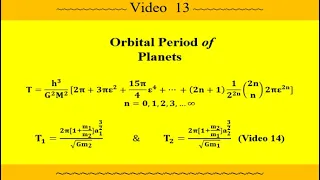 Orbital Period of Planets, Moons and Satellites