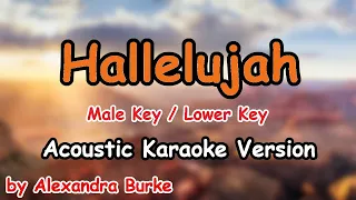 Hallelujah - Alexandra Burke (Male Key / Lower Key Acoustic Karaoke Version)