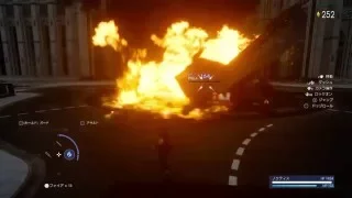 【FF15 DEMO】擬似ファイガでボス倒してみた