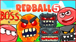 Сражение несносного красного шарика против Всех Боссов.Новая игра Red Ball 4 от Котика Браяна