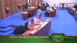 Maui County Council meeting Oct 3, 2019