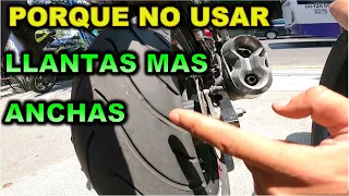 PORQUE NO USAR LLANTAS MAS ANCHAS EN TU MOTO? CUAL USAR MICHELIN PILOT STREET 2 O CITY PRO O SIRAC?