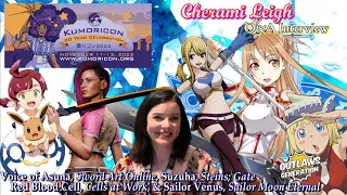 Cherami Leigh Q&A Kumoricon 2022 voice of Asuna Sword Art Online, Lucy Heartfilia Fairy Tail