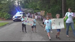 Contaminated water flowing through a Richland County neighborhood