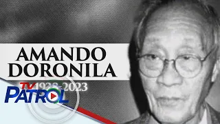 Beteranong mamamahayag na si Amando Doronila pumanaw na | TV Patrol