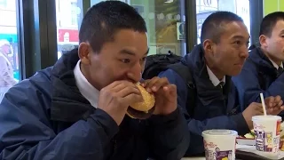 Gurkhas Try McDonalds For The First Time | Forces TV