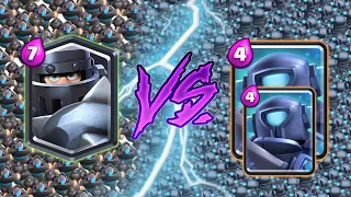 MEGA KNIGHT Vs 2x MINI PEKKA - Clash Royale Challenge