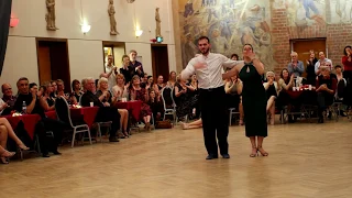 Panagiotis Triantafyllou y Rita Caldas (vals) at Stockholm Tango festival
