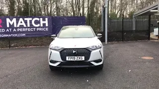 Used White DS 3 Crossback PureTech Performance Line for Sale at Motor Match Bolton