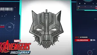 Dessin Mech Strike | Black Panther's Shield | Marvel's Avengers: Mech Strike | Marvel HQ France