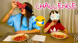 MANGIAMO per 24H da BENDATE 🤣 CHALLENGE 😱 1 Parte