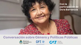 "Conversación sobre Género y Políticas Públicas”, con Dora Barrancos