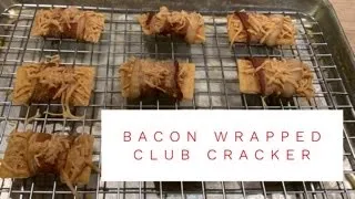 Bacon Wrapped Club Crackers | Easy Holiday Appetizer | Three Ingredient Appetizer | John Eats Cheap