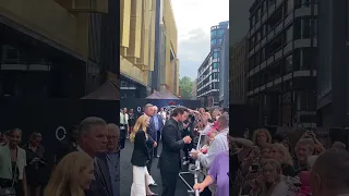 Henry Cavill signing at The Witcher Season 3 premiere