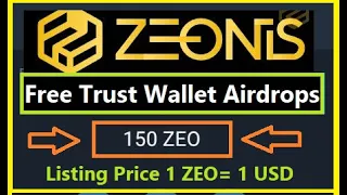 How to Get Free 150 Zeonis (ZEO) Tokens in Trust / Metamask Wallet | Latest Crypto Airdrops 2022