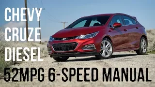 2018 Chevrolet Cruze RS Diesel Hatchback Reviewed - 52MPG 6MT!