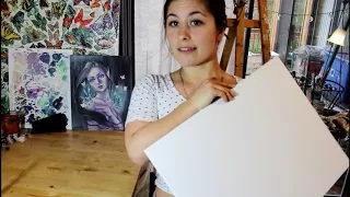 How to Smooth a Canvas Surface with Gesso & Sandpaper