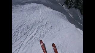 How not to ski moguls