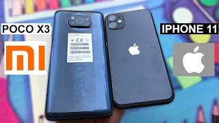 POCO X3 и iPhone 11 сравнение камер, фото и видео