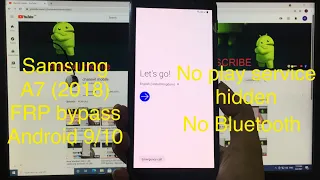 Samsung Galaxy A7 (2018) FRP Bypass Android 9 , 10 | Bypass google account samsung A750