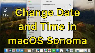 How to Change Date and Time on MacBook | macOS Sonoma
