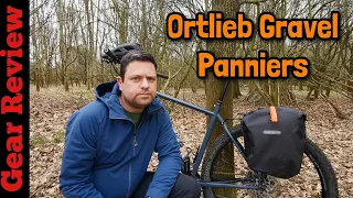 Ortlieb gravel pack, bike packing panniers review