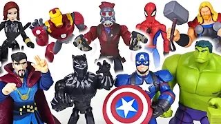 The strongest Thanos in universe appeared! Marvel Avengers Hulk, Spider Man, Thor! Go! - DuDuPopTOY