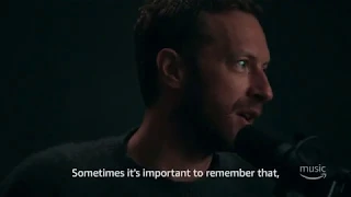 Chris Martin talking about 'We All Fall In Love Sometimes'