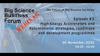 BSBF Webinar miniseries – Episode 3 - High energy accelerators and synchrotrons - 30 Nov 2021