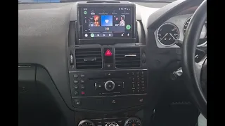 Mercedes NTG4.0 C Class Wireless Apple Carplay and Android Auto retrofit integration.