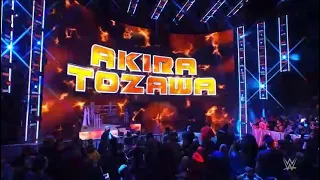 AKIRA TOZAWA + DREW GULAK ENTRANCE WWE MAIN EVENT 10.21.21