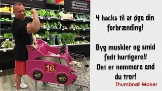 Gør disse 4 ting, hvis du vil smide fedt og bygge muskelmasse! (Mine hacks til en bedre forbrædning)