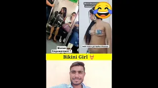 Delhi Metro Bikini Girl Viral Original Video#shorts